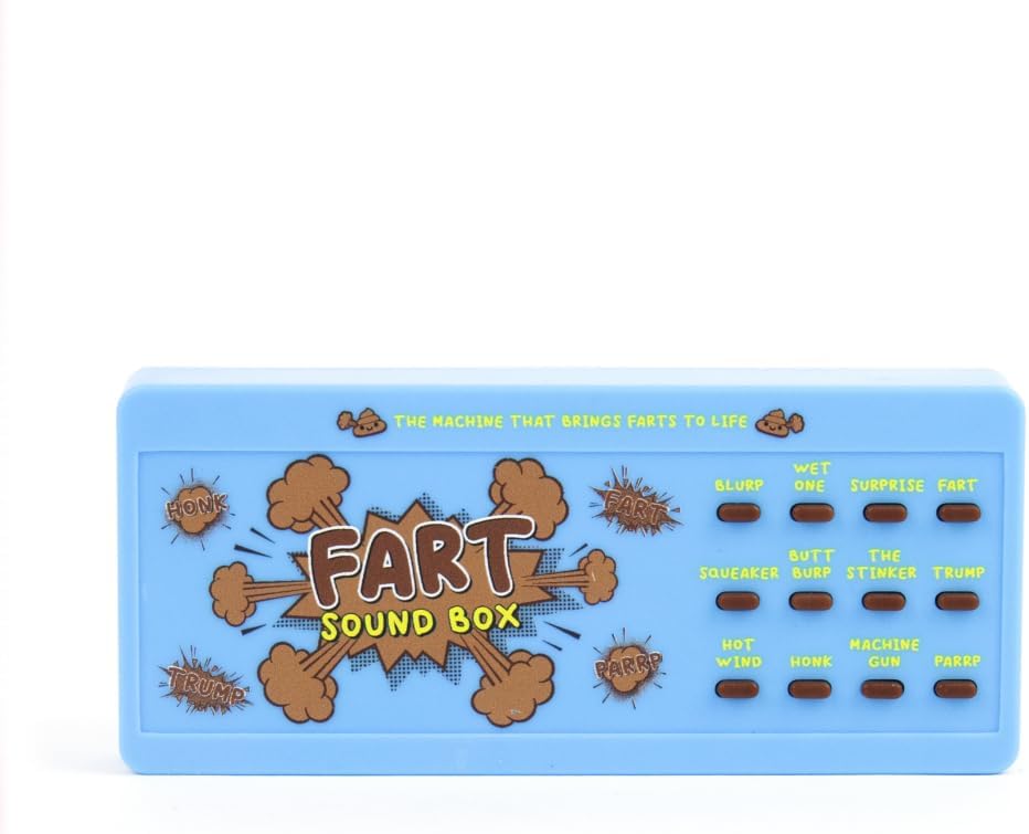 Gift Republic GR452093 Fart Sound Box,Blue