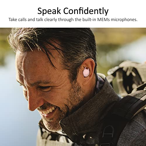 Iluv Mybuds Fit Sports Wireless Earbuds, Secure Earhooks, Bluetooth, Microphone, Ipx7 Waterproof Protection, Compatible With Apple & Android, Includes Charging Case And 4 Ear Tips, Ts100 Pink #TOP5