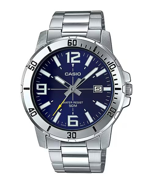 Casio Enticer Analog Blue Dial Men's Watch - MTP-VD01D-2BVUDF (A1363)