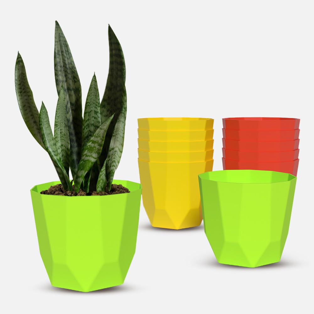 YUCCABE ITALIA SHERA Hexa Planters - Marble White -20 YUCCABE ITALIA SHERA Hexa Planters - Marble White -20