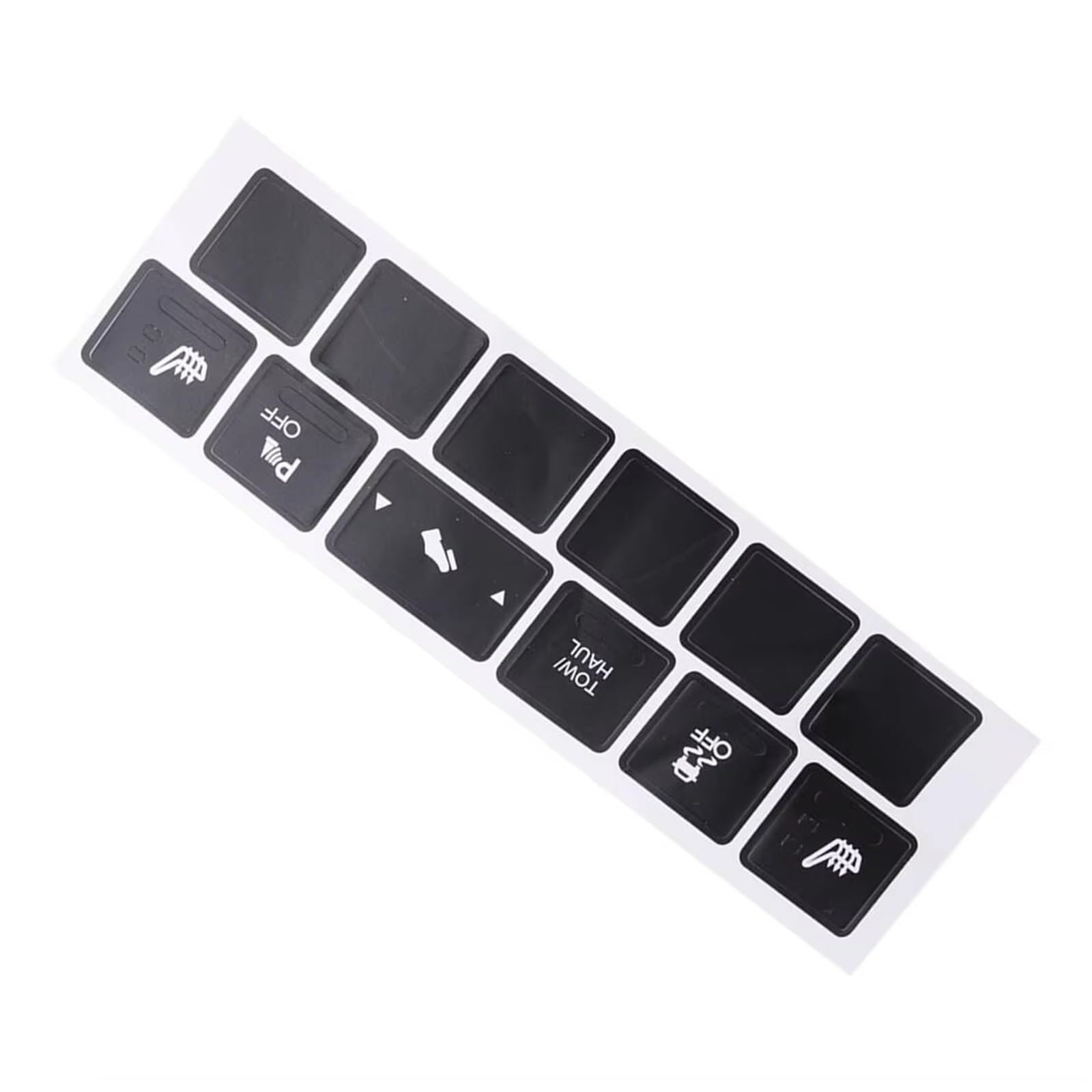 Switch Button Repair Stickers Compatible with Jeep for Cherokee for Commander 2005-2009 for Seat Traction Button Repair Sticker Decals Set Auto Accessories