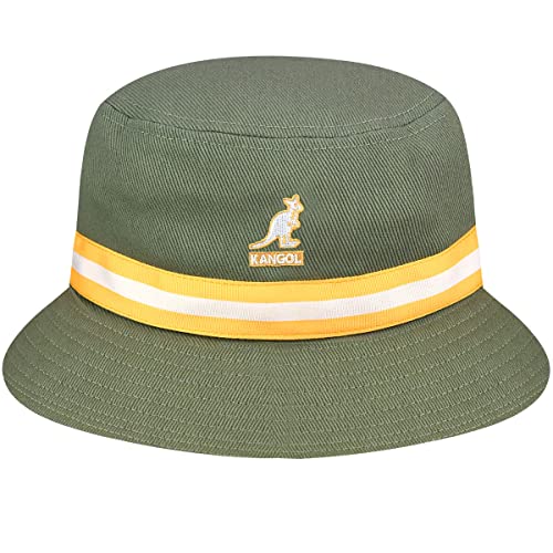 Image of Kangol Stripe Lahinch - Cardinal /XL Bucket Hat