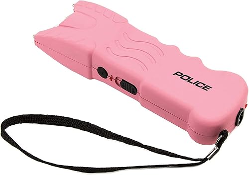 Miniatura 7 de POLICE Stun Gun 916-59 mil millones recargable con pasador de seguridad para desactivar linterna LED color rosa
