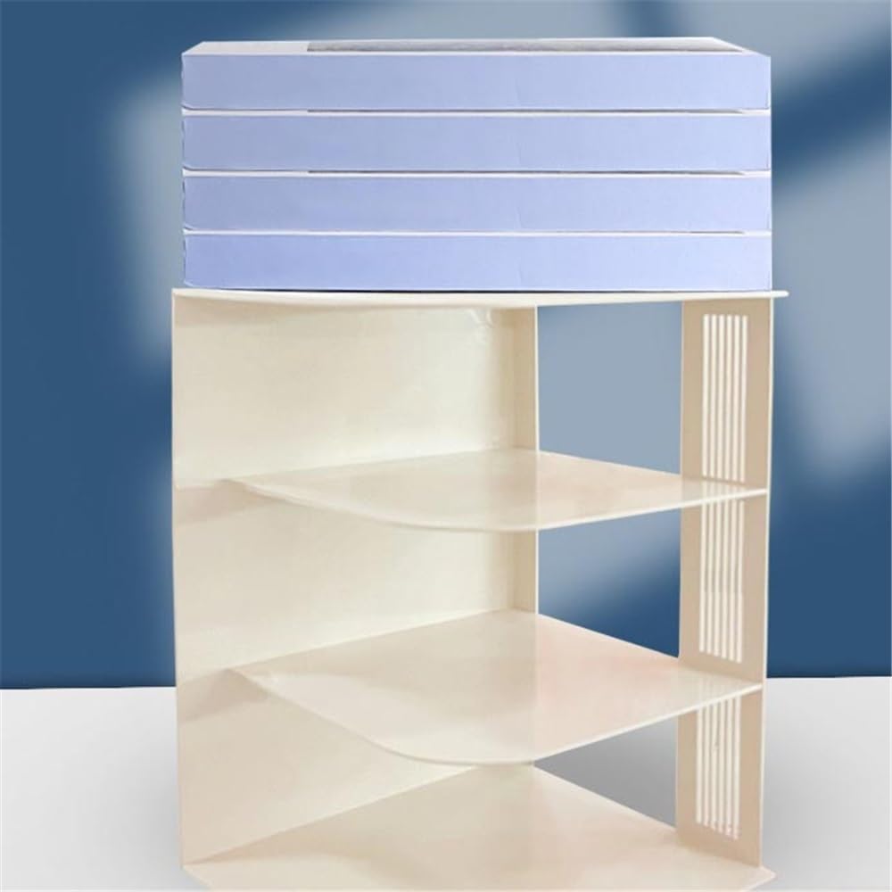 雑誌棚の仕切り、 3コンパートメントデスクトップファイルフォルダーマガジンドキュメントオーガナイザーホルダーマルチカラー(Blue)