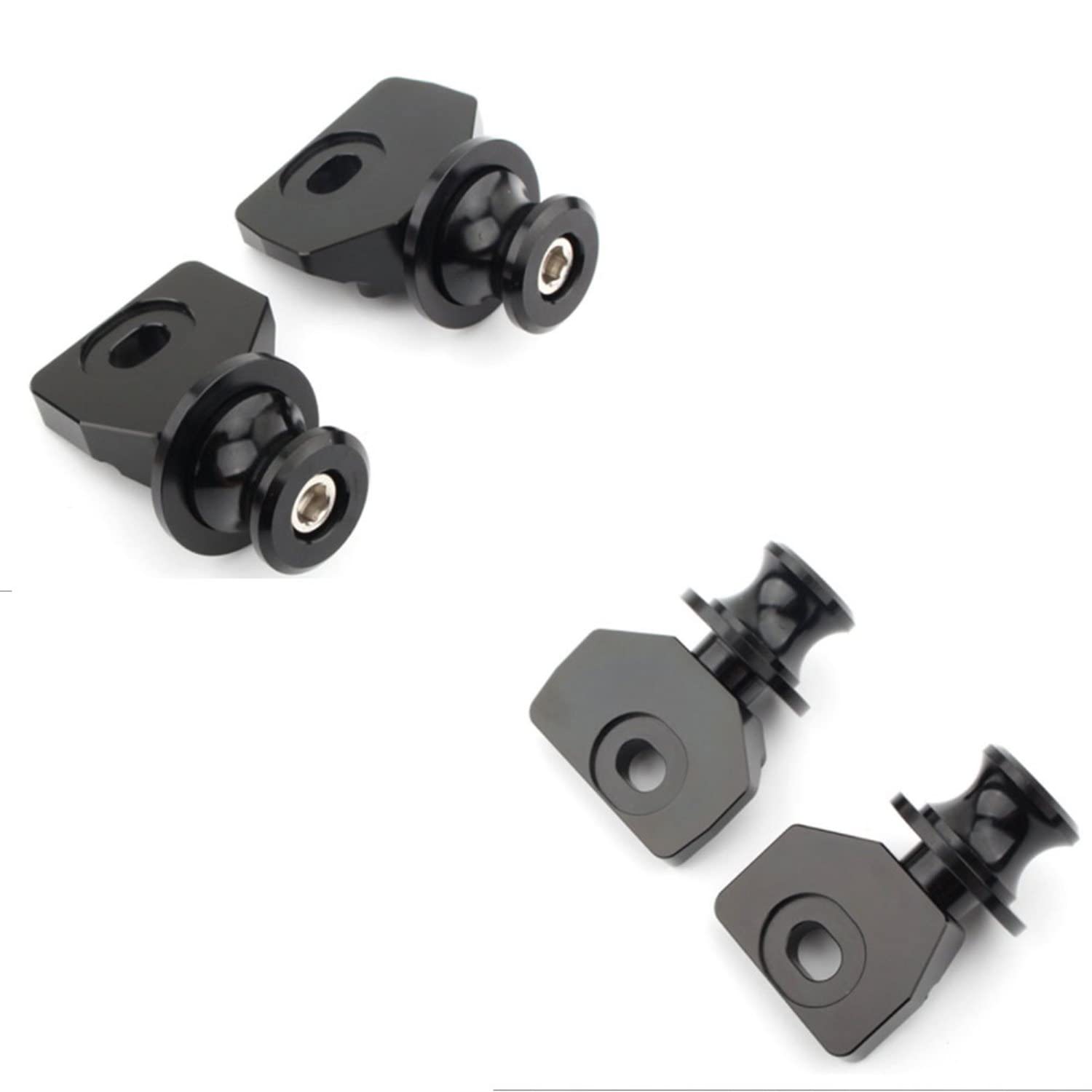 Schwingenspule für CBR650R CB650R CB650F CBR650F, Schwingengleiter montieren Bobbin Motorrad-Hebeschrauben (schwarz)