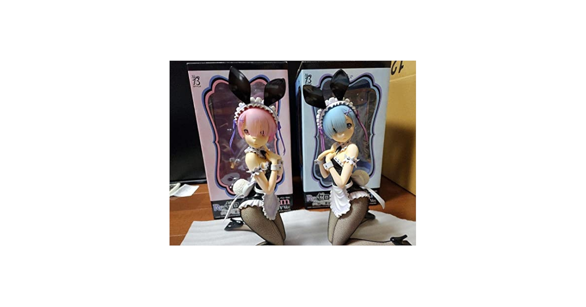 Amazon | リゼロ ラム レム バニーVer. フリーイング フィギュア