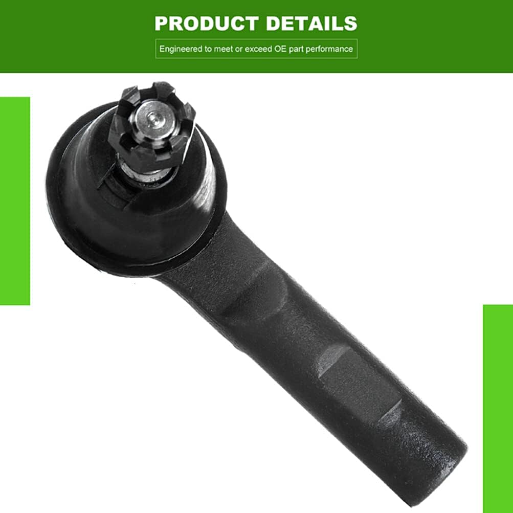 SCITOO ES800510 Front Outer Tie Rod End fit 2007-2011 for Honda Cr-V 2011-2012 Cr-Z Pack of 2