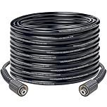 M22 High Pressure Washer Hose,15M/49Ft Kink Resistant Power Washer Hose,5800PSI Pressure Asher Accessory,14mm Female Replacement Jet Wash Hose for Most Brands