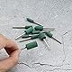 Create idea 30 Stück Gummi Polierbits Zylinderförmig Kegelförmig Polierspitze 3mm Dorn, 4mm 6mm 8mm 10mm 12mm Kopf für Schleifen Polieren