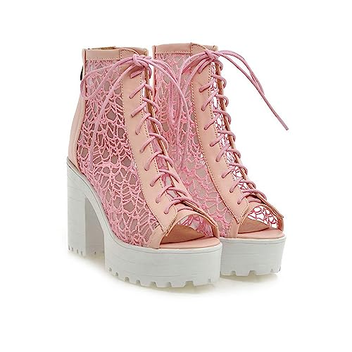 Bottines en maille creuse respirante pour éviter la transpiration en talons hauts