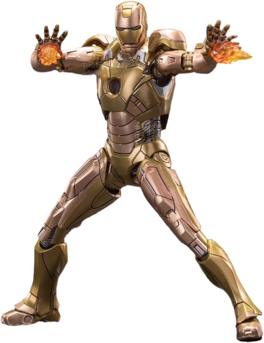 HiPlay ZD Toys Collectible Figure Full Set: Anniversary Series Non-Luminous Version: Iron Man MK21 (1906-21), 1:10 Scale Miniature Action Figurine BFGGTXMK21