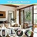295x205cm Patio Doors Magnetic Mesh Screen|Reinforced Double Door Curtain Self Sealing Heavy Duty Fiberglass Easy Install No Tools Required Black