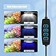 GERUI 2pcs Aquarium Licht, Clip-on Aquarium Lampe mit Weiß und Blau Licht, 7W für 20-40 cm Aquarien mit Aquarium Beleuchtung geeignet für Wasserpflanzen und Süßwasser Aquarien