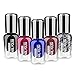 Abitzon 2019 Non Toxic Nail Polish Set Eco Friendly Easy Peel Off & Quick Dry Water Based Nail Polish (5 Bottles)