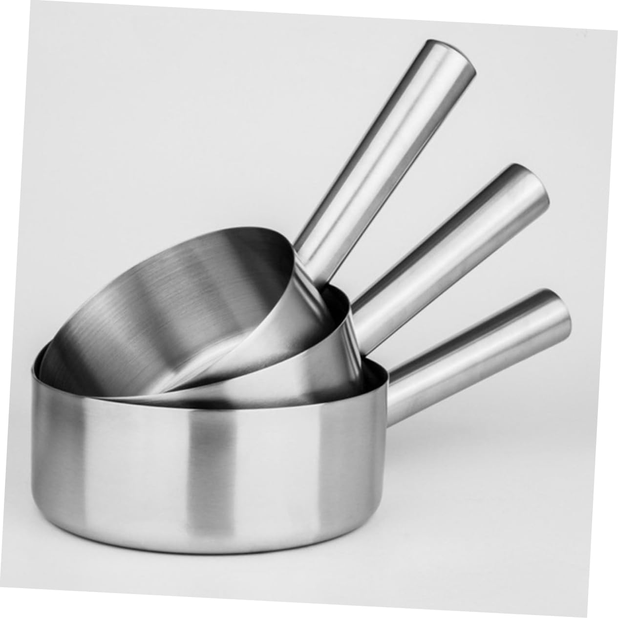 Cucharón De Agua Inoxidable Mango Utensilio De Cocina Para Baño y Jardín Diámetro De Resistente Corrosión y De Limpiar