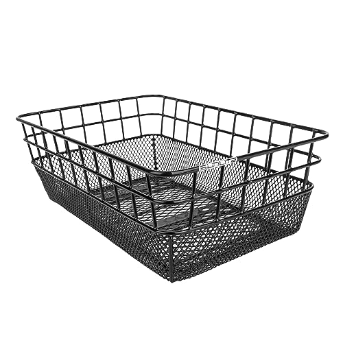 Sunlite Rack Top Wire/Mesh Basket, 10.25 x 15 x 5, Black