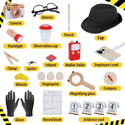 Lsclcin WT0781 Spy Kit For Kids Detective Outfit Fingerprint Toys thumb #6