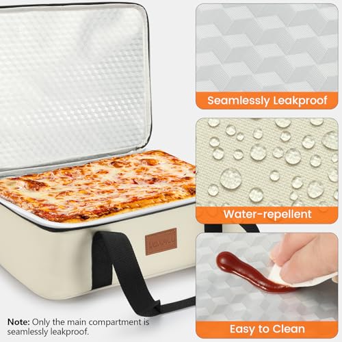 Image of Electric Food Warmer Fit 9 inchx13 inchCasserole Carrier-12V /24V Car&110V Home