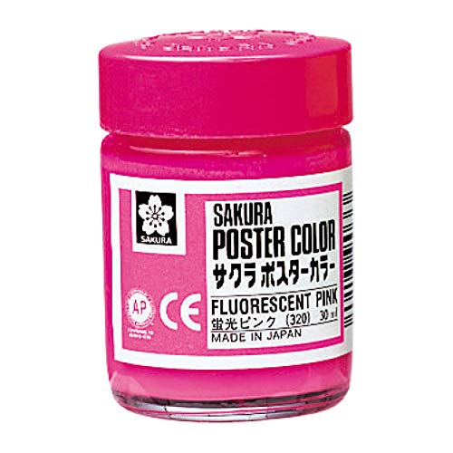 サクラクレパス 絵の具 ポスターカラー 30ml 蛍光ピンク PW30ML#320