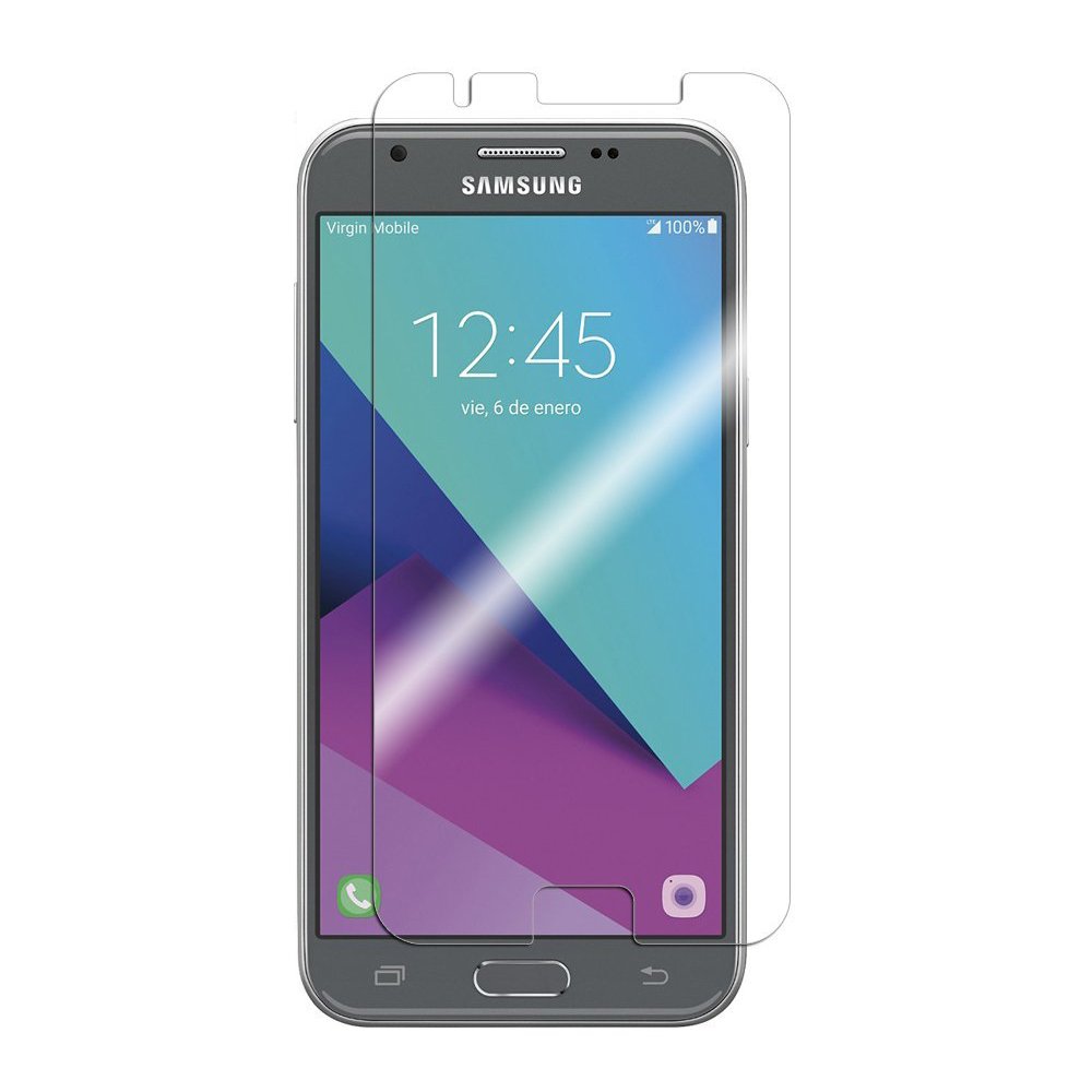 [2 Packs] Galaxy J3 Emerge Screen Protector, Tempered Glass Screen Protector, Anti-Scratch HD Screen Protector for Samsung Galaxy J3 Emerge [Not for Galaxy J3 (2016)]