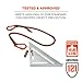 Ergodyne - 19822 Shock Absorbing Tool Lanyard with Two Self-Locking Carabiners, Tool Weight Capacity 10lbs, Squids 3110, Gray, Standard (3110F(x))