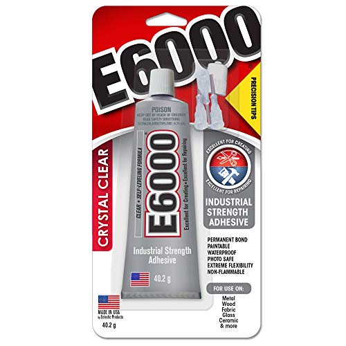 E6000 10231020 Clear Adhesive 40.2 G with Precision Tips