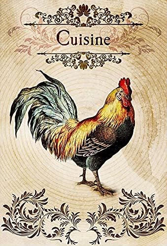 Rice Paper for Decoupage A4 Birds (French Rooster - 2 Sheets)