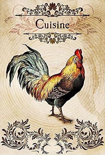 Rooster Rice Paper for Decoupage A4 I Decoupage Paper Vintage ...