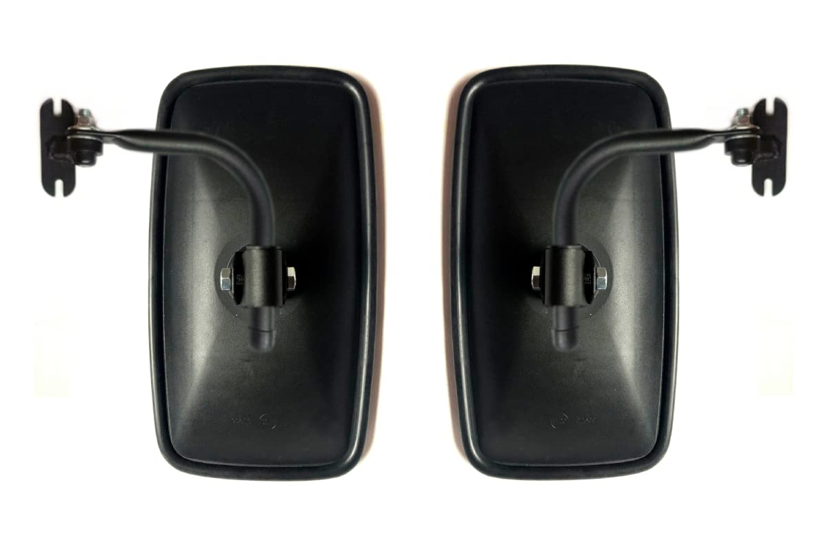 Juego de 2 Espejos Retrovisores Exteriores para Tractores de 285 x 150 mm de diámetro, 18 mm de diámetro