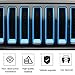CheroCar for JL Mesh Grille Grill Insert & Headlight Turn Light Cover Trim Exterior Accessories for Jeep Wrangler JL 2018-2023,Light Blue