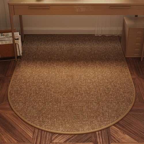 Unuonuo 多目的チェアマット アーチ型 ゲーミングチェアマット 床保護 カーペット デスクカーペット 多機能畳マットプロテクター 北欧風 リビング、ソファ、テーブルブランケット、ベッドサイドブランケット、書斎、オフィス、椅子 パターン5 60X120