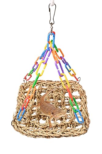 Image of Bearded Dragon Reptile Swing Hanging Bed Hammock Cute Lizard Swing Toy Cotton Lizard Bed Tank Accessories Decorate