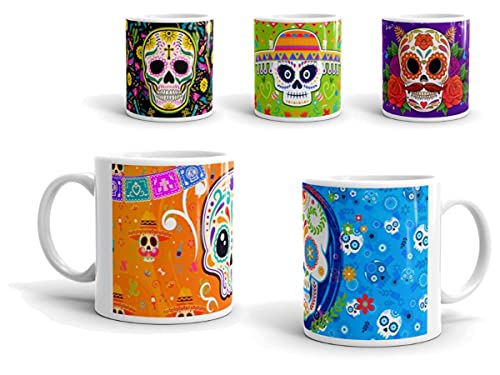 Lote de 4 Originales Tazas Desayuno de Cerámica Lote de 4 Originales Tazas Desayuno de Cerámica
