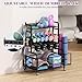 Dumbbell Rack,VOPEAK Weight Rack for Dumbbells, Weight Rack for Home Gym, Home Gym Storage Rack for Yoga Mat Kettlebells and Strength Training Equipment, Dumbbell Rack Stand only with Wheels
