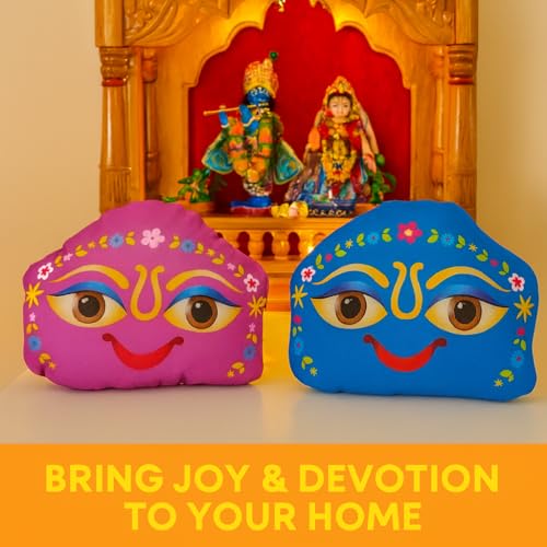 Image of Govardhan Giri Raj Sila Soft Toy for Kids | Cute Devotional Plush Toy | Soft Fabric | Kids Gift for Festivals & Home Decoration | Washable