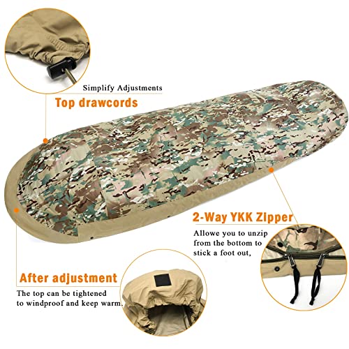 Akmax.cn Bivy Cover Sack For Military Army Modular Sleeping Bags, Multicam #TOP4