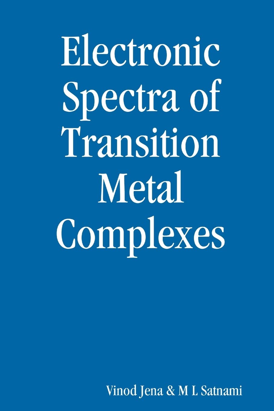 Electronic Spectra of Transitions Metal Complexes
