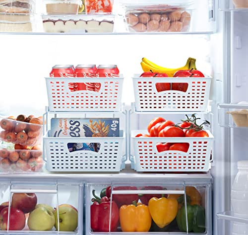 SimpleHouseware 2 Tier Bathroom Organizer Tray Pull-Out Sliding Drawer/Under-Sink Storage, White - Image 4