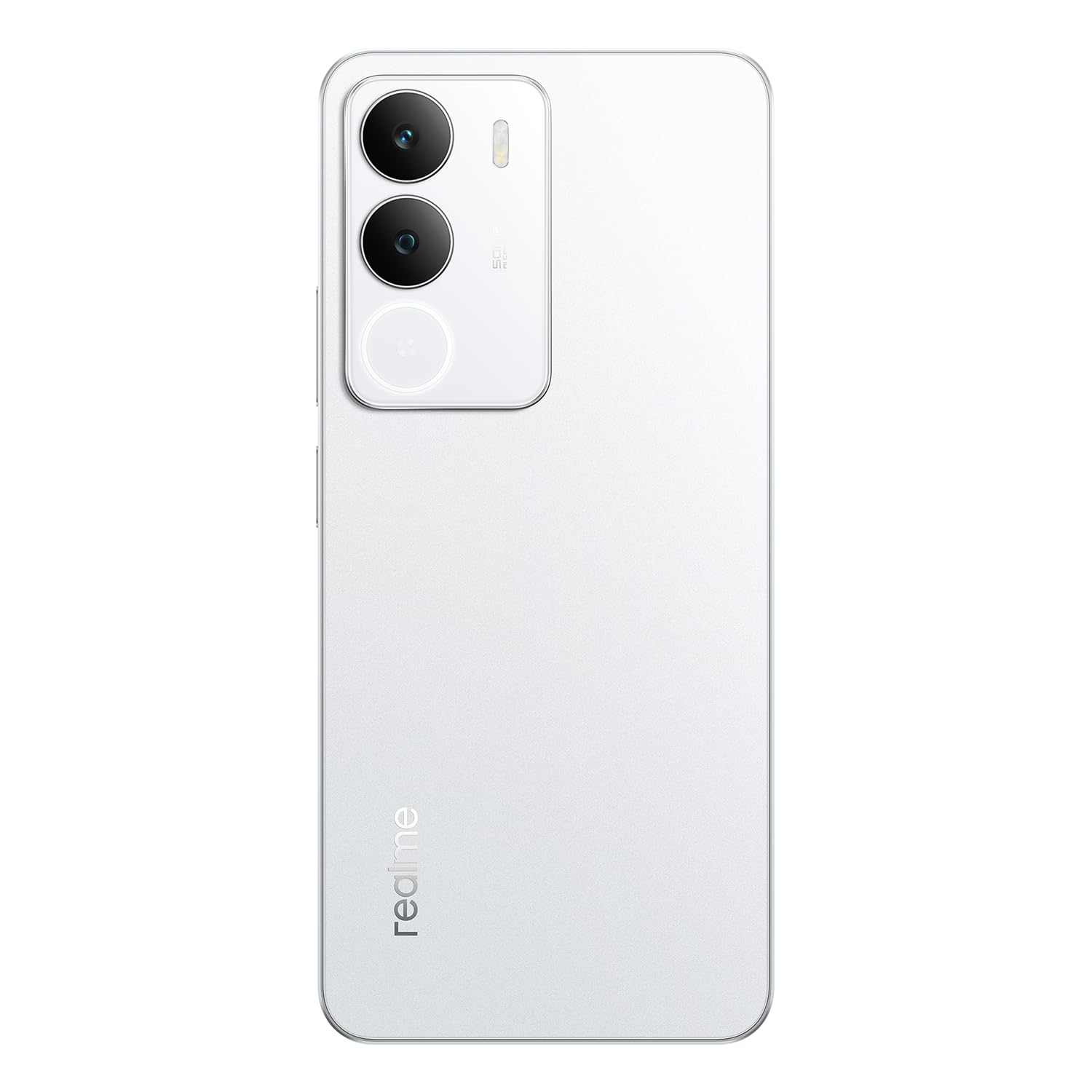 realme P3 lite, Smartphone,Bianco, 8+256 GB, display Eye Comfort da 120 Hz, batteria da 6000 mAh, chipset T7250, fotocamera AI da 50 MP, ricarica da 15 W (senza adattatore)