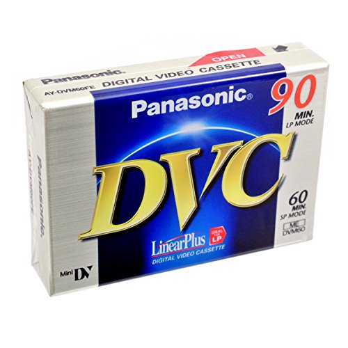 PANASONIC DVC MiniDV Digital-Bandkassette 60 min in SP und 90 min in LP