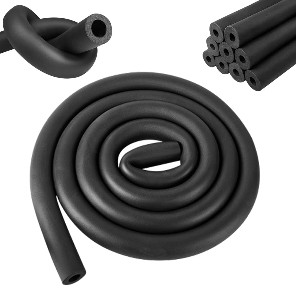 Buisisolatie, schuim, 32 mm, buisisolatie, buis, zwart, voor verwarming, sanitair, verwarmingsbuis, koperen buis, 1,8 m (zwart, 32 mm Buisisolatie, schuim, 32 mm, buisisolatie, buis, zwart, voor verwarming, sanitair, verwarmingsbuis, koperen buis, 1,8 m (zwart, 32 mm