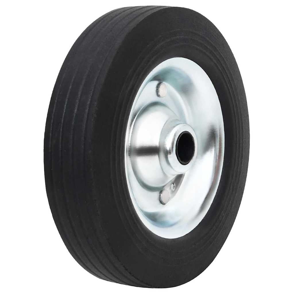 Koło podporowe przyczepy, pełna guma, felga stalowa, Ø 20 x 5 cm, obciążenie 150 kg, kompatybilne z przyczepą, przyczepą, przyczepą transportową, przyczepą do walizki, przyczepą tandemową