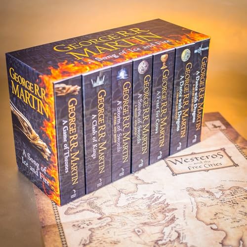 Image of A Song Of Ice And Fire - A Game Of Thrones: The Complete Boxset Of 7 Books
