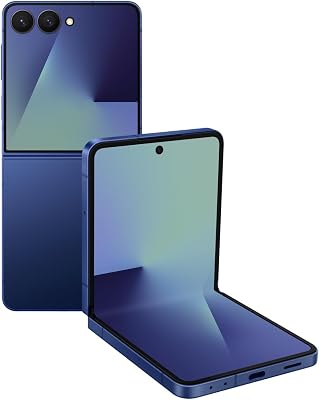 Samsung Galaxy Z Flip7 Smartphone AI, RAM 12GB, 256GB, Display 4,1 Super AMOLED/6,9 Dynamic AMOLED 2X, Fotocamera 50MP, Blue Shadow (Samsung Galaxy Z Flip 7 5G 12/256GB Gr)