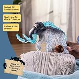 schleich ELDRADOR CREATURES | Mamut lodowy 70829 | potwór ELDRADOR z ruchomymi kłami | świetny prezent dla dziewczynek i chłopców | zabawka od 7 lat | 9 x 16 x 11 cm