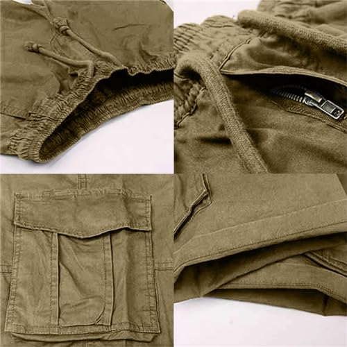 Short cargo multi-poches coton contre la chaleur en randonnée - 6