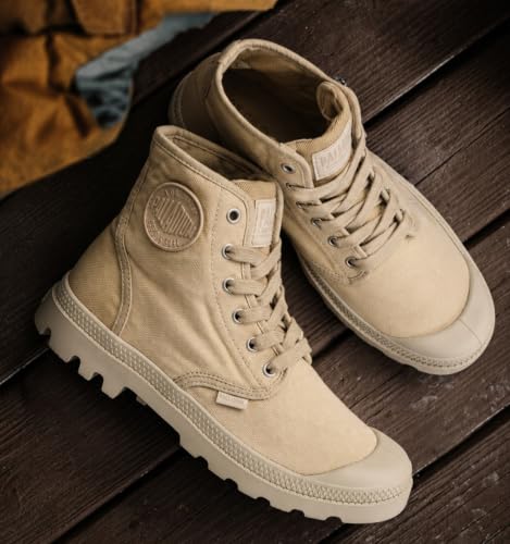 Image of Palladium Men's Pampa Hi Boot, Vegan Canvas Lace Up Boot | Casual Boots