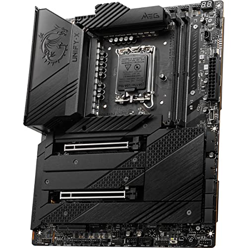 MEG Z690 ACE Gaming - Scheda madre (E-ATX, Intel Core di 12a generazione, socket LGA 1700, DDR5, Thunderbolt 4, PCIe 5, Dual 2.5G LAN, slot M.2, Wi-Fi 6E) - Scheda madre - Immagine 2