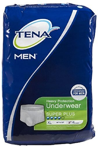 Tena Men Protective Underwear, Super Plus, XL 44"-64" [Case of 56] Missouri 