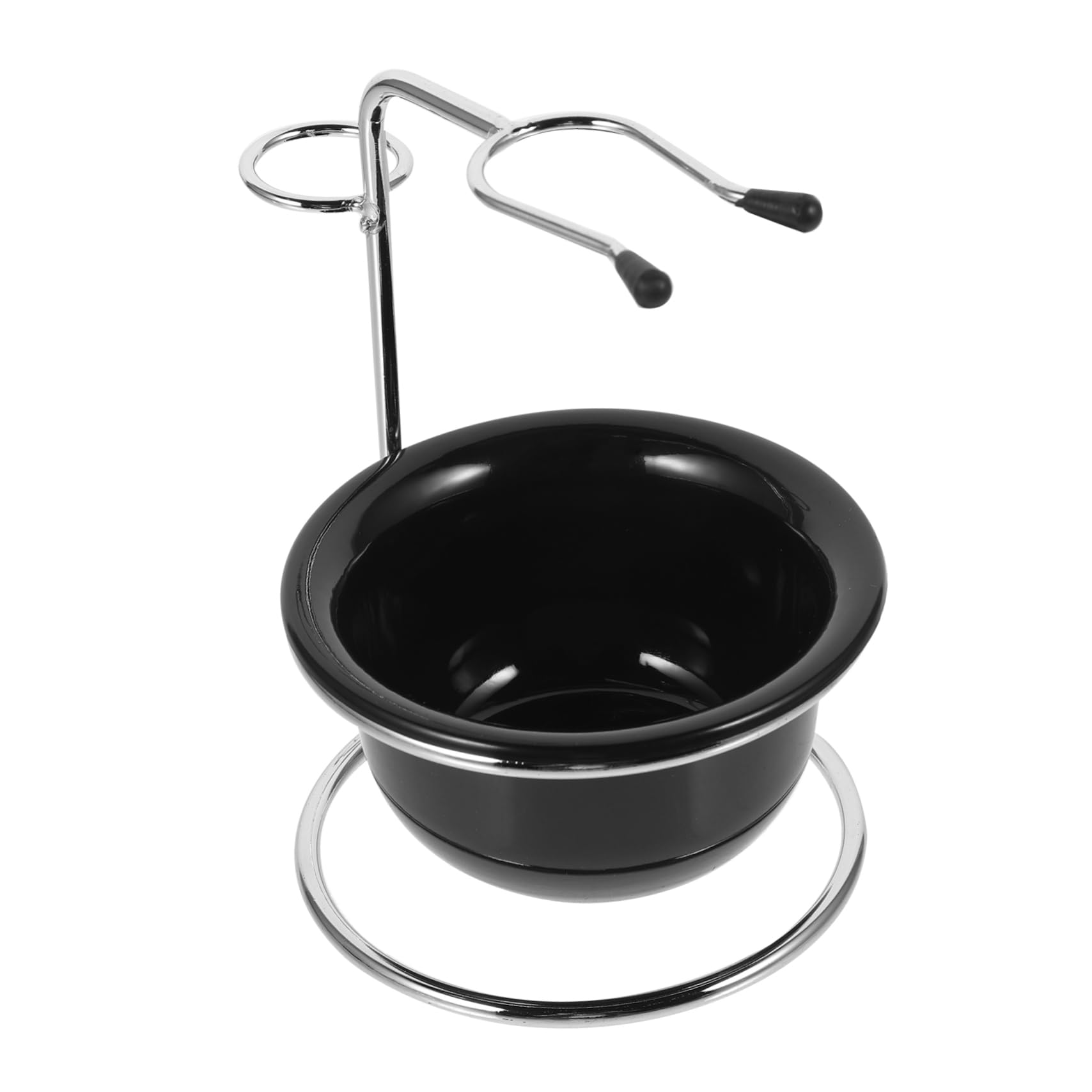 FOMIYES Shave Bowl Holder Brush Stand Set Sturdy Sturdy for Beard Shaving Elegant Design for Bathroom